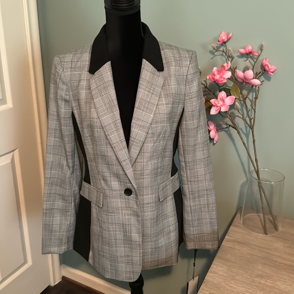 NWT! DKNY Black & Grey Blazer